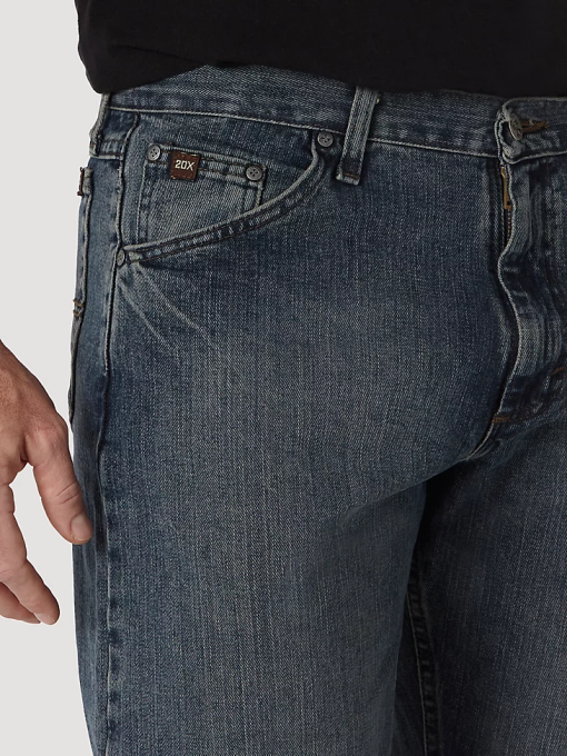 klær nei Wrangler menn 20x nr 33 jeans med ekstrem avslappet passform årgang midnatt (33mwxvm) 8V4047