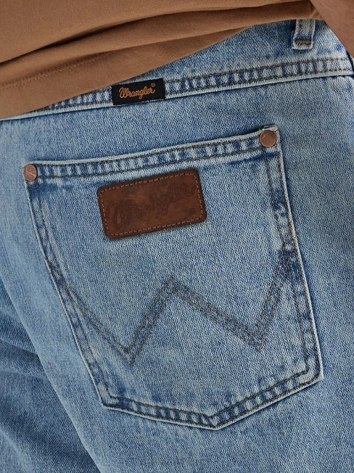 klær nei Wrangler menn Heritage redding jean med løs passform revet lett vask (112335468) 8V40185