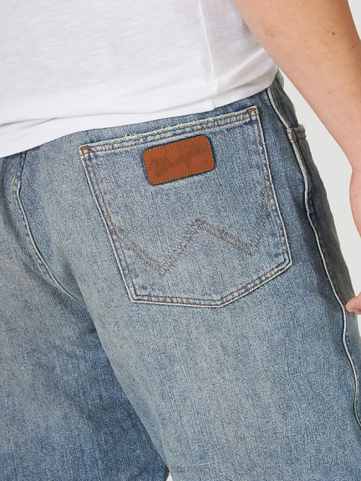 klær nei Wrangler menn Heritage redding jean med løs passform støvete indigo (112316523) 8V40188