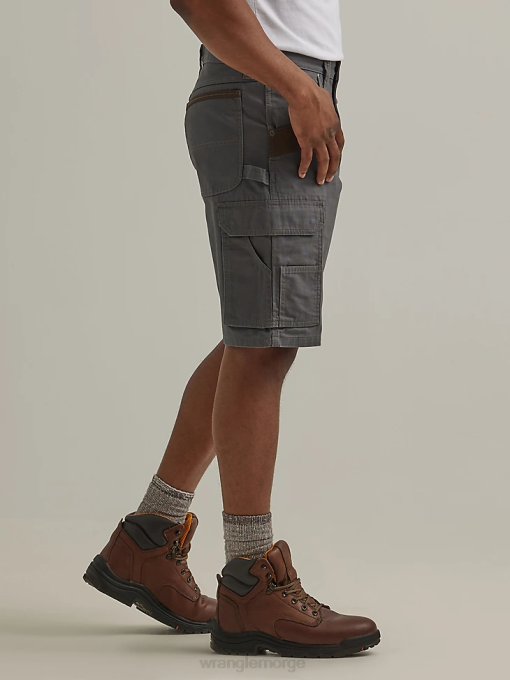 klær nei Wrangler menn arbeidsklær ranger cargo short grafitt (112337766) 8V40600