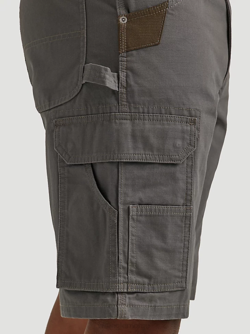 klær nei Wrangler menn arbeidsklær ranger cargo short grafitt (112337766) 8V40600