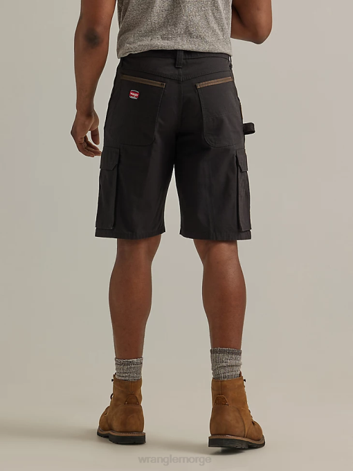 klær nei Wrangler menn arbeidsklær ranger cargo short svart (112337765) 8V40599