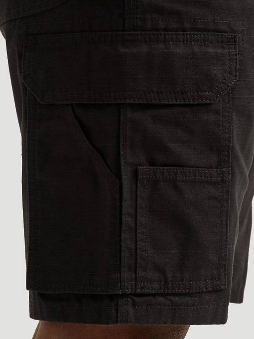 klær nei Wrangler menn arbeidsklær ranger cargo short svart (112337765) 8V40599