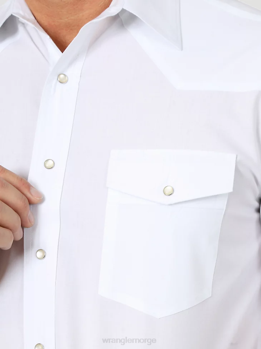 klær nei Wrangler menn arv arbeidsskjorte vasket svart (112335452) 8V40474