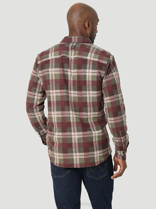 klær nei Wrangler menn atg by breeze skjorte cherry creek (112331239) 8V40639