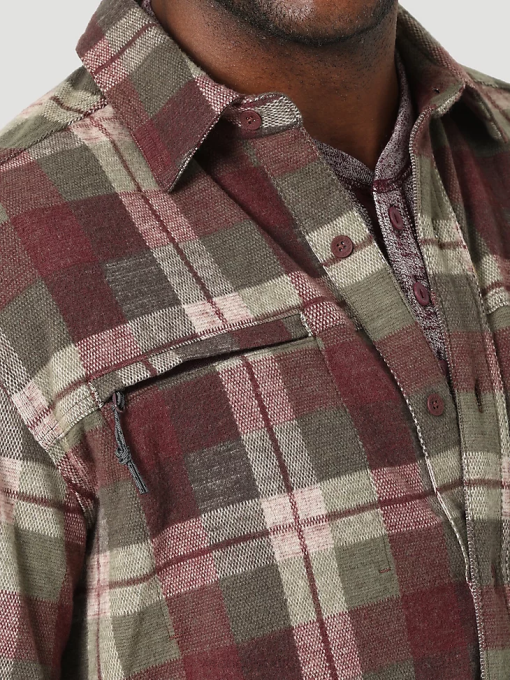 klær nei Wrangler menn atg by breeze skjorte cherry creek (112331239) 8V40639