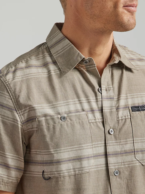 klær nei Wrangler menn atg by breeze skjorte cherry creek (112331239) 8V40639