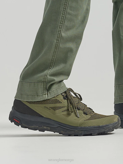 klær nei Wrangler menn atg femlommers bukse støvete oliven (112331043) 8V40637