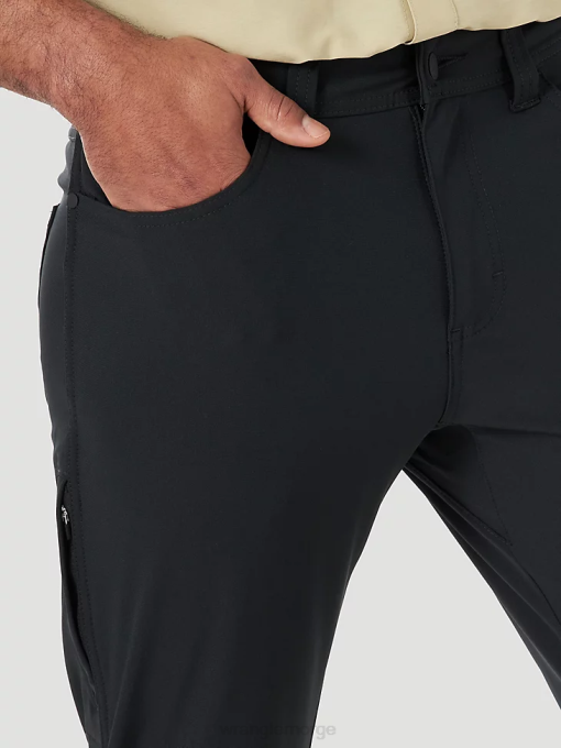klær nei Wrangler menn atg fwds fem lommer bukse jet black (ns808jb) 8V40254