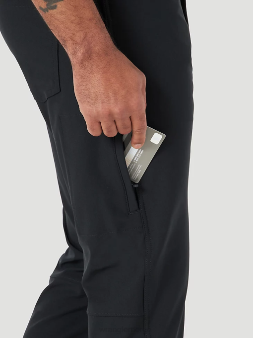 klær nei Wrangler menn atg fwds fem lommer bukse jet black (ns808jb) 8V40254