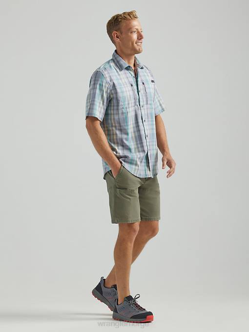 klær nei Wrangler menn atg sidelomme utility kort støvete oliven (112333301) 8V40610