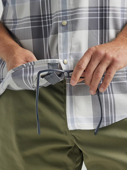 klær nei Wrangler menn atg westernskjorte gunnison river (112331265) 8V40452