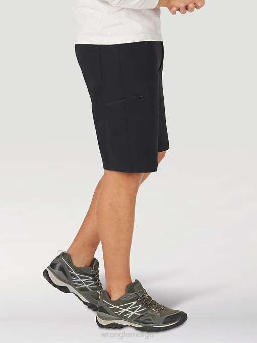 klær nei Wrangler menn autentikk komfort midje cargo kort svart (10zm980bl) 8V40571