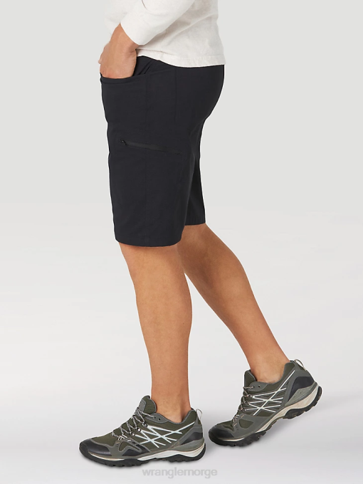 klær nei Wrangler menn autentikk komfort midje cargo kort svart (10zm980bl) 8V40571