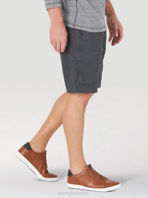 klær nei Wrangler menn autentikk stretch cargo short antrasitt (10zm6acah) 8V40559