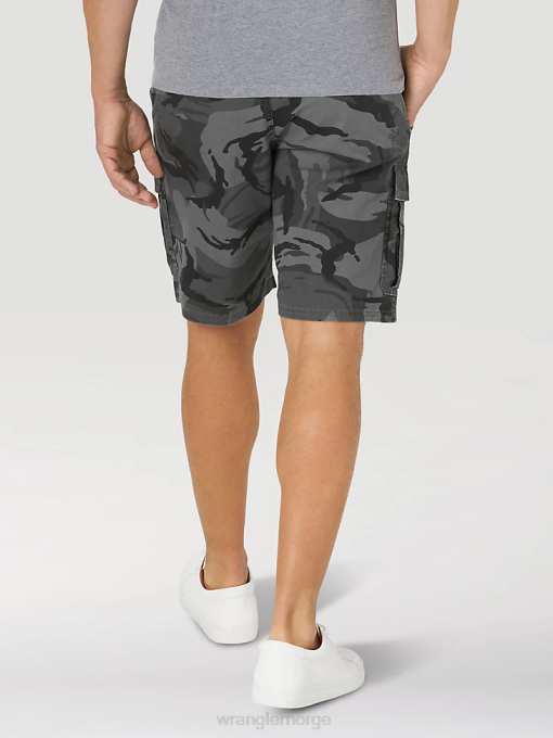 klær nei Wrangler menn autentikk stretch cargo short antrasitt camo (10zm6acgl) 8V40562