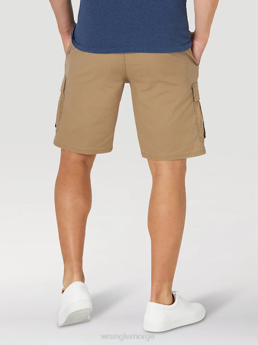 klær nei Wrangler menn autentikk stretch cargo short forsteinet eik (10zm6acpo) 8V40563