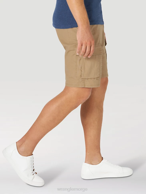 klær nei Wrangler menn autentikk stretch cargo short forsteinet eik (10zm6acpo) 8V40563