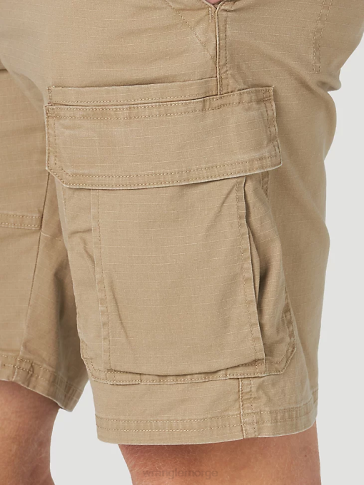 klær nei Wrangler menn autentikk stretch cargo short forsteinet eik (10zm6acpo) 8V40563