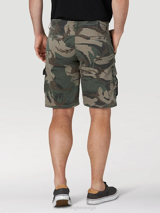 klær nei Wrangler menn autentikk stretch cargo short grønn camo (10zm6acgb) 8V40561