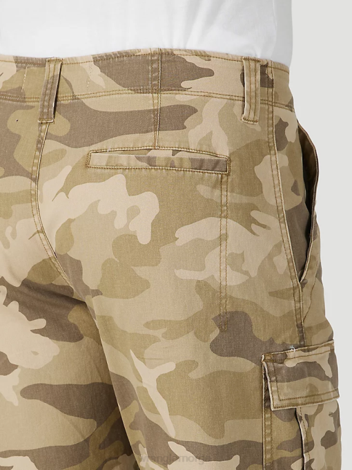klær nei Wrangler menn autentikk stretch cargo short jungel almwood camo (112316283) 8V40560