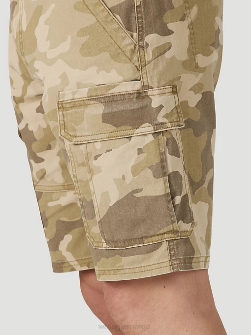 klær nei Wrangler menn autentikk stretch cargo short jungel almwood camo (112316283) 8V40560