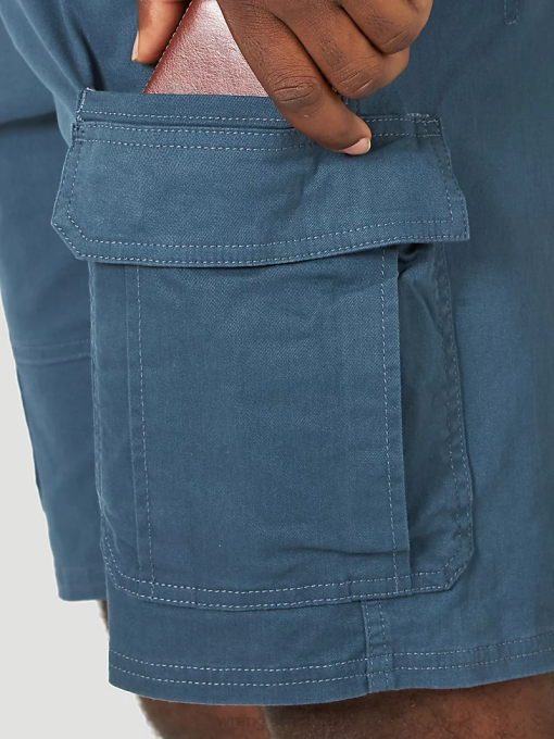klær nei Wrangler menn autentikk stretch cargo short midnattsblått (10zm6acmb) 8V40557