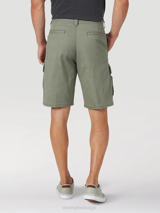 klær nei Wrangler menn autentikk stretch cargo short støvete oliven (10zm6acdo) 8V40556