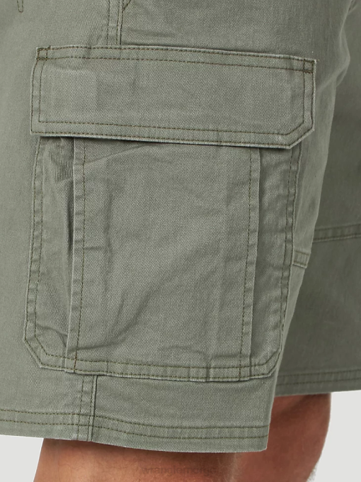 klær nei Wrangler menn autentikk stretch cargo short støvete oliven (10zm6acdo) 8V40556