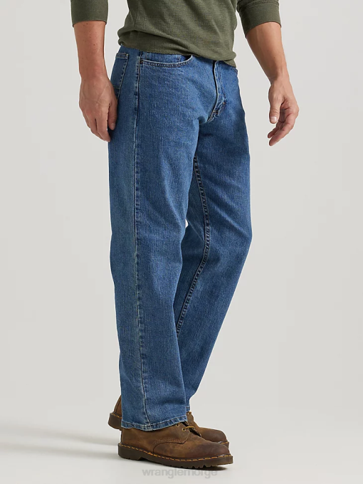 klær nei Wrangler menn autentisk avslappet passform comfort flex jean lett steinvask (zm3cssl) 8V40197