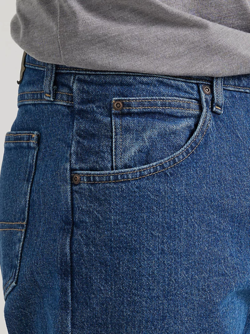 klær nei Wrangler menn autentisk avslappet passform flex jean mørk steinvask (10zm200dx) 8V40102