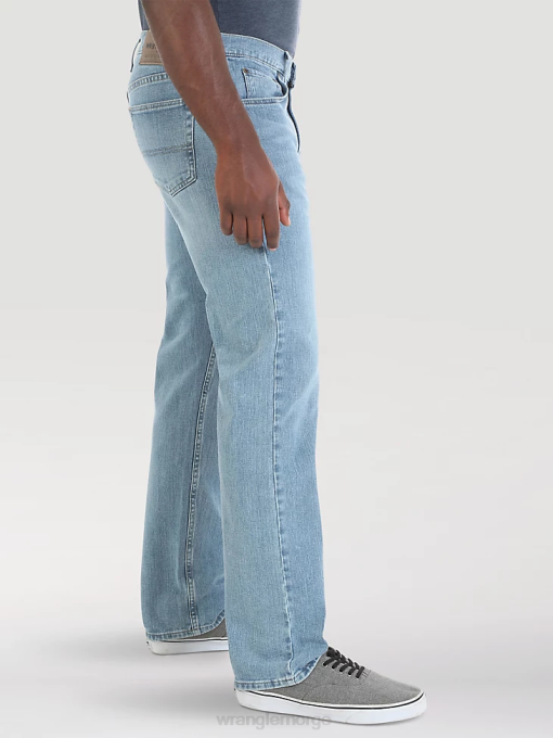 klær nei Wrangler menn autentisk avslappet passform flex jean steinvask-lys (10zm200sf) 8V40100
