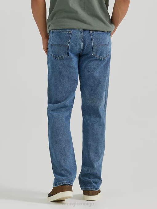 klær nei Wrangler menn autentisk avslappet passform flex jean vintage blå (10zm200vf) 8V40104