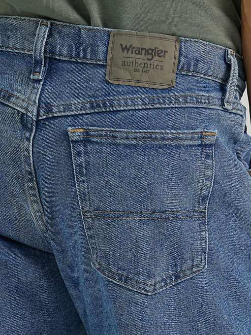 klær nei Wrangler menn autentisk avslappet passform flex jean vintage blå (10zm200vf) 8V40104