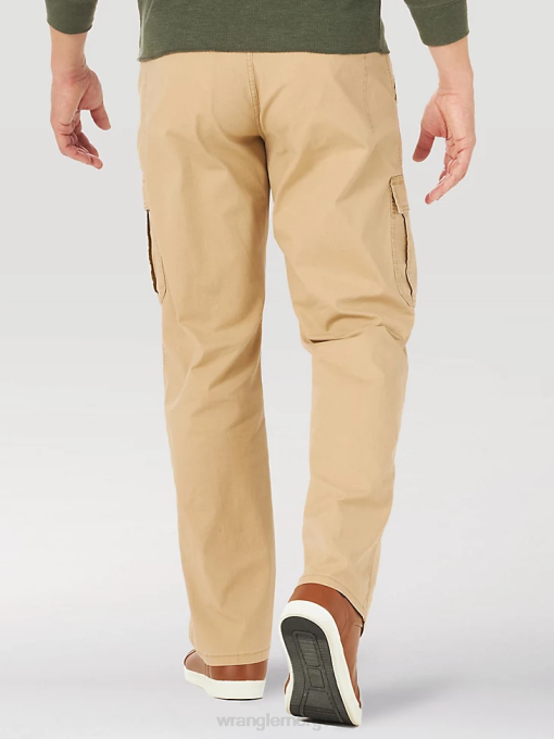 klær nei Wrangler menn autentisk avslappet stretch cargobukse travertin (10zm7abtv) 8V40234