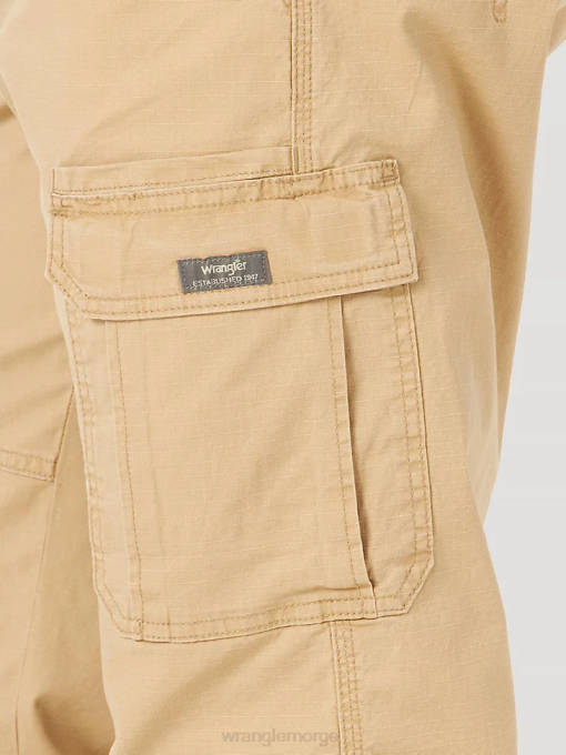 klær nei Wrangler menn autentisk avslappet stretch cargobukse travertin (10zm7abtv) 8V40234