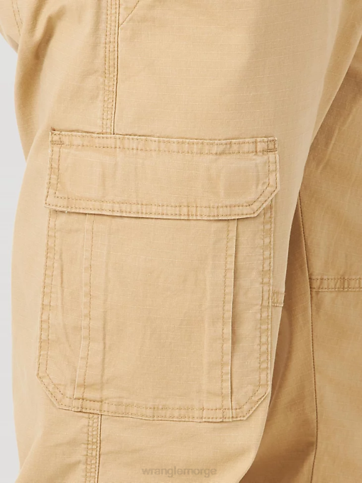 klær nei Wrangler menn autentisk avslappet stretch cargobukse travertin (10zm7abtv) 8V40234