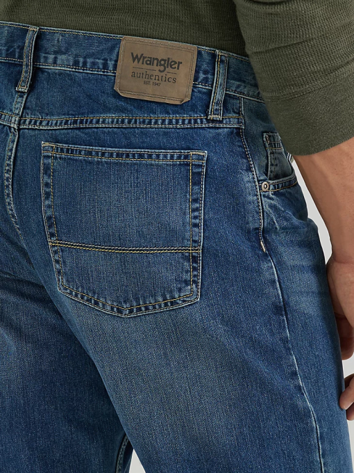 klær nei Wrangler menn autentisk bootcut jean med avslappet passform medium indigo (10zm4rbgi) 8V40125
