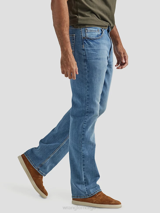 klær nei Wrangler menn autentisk bootcut jean med avslappet passform riptide (10zm4rbrp) 8V40122