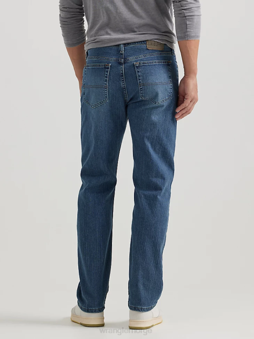 klær nei Wrangler menn autentisk normal passform komfort midje jeans blått hav (10zm1csbn) 8V40204