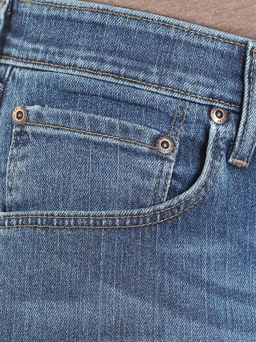 klær nei Wrangler menn autentisk normal passform komfort midje jeans blått hav (10zm1csbn) 8V40204