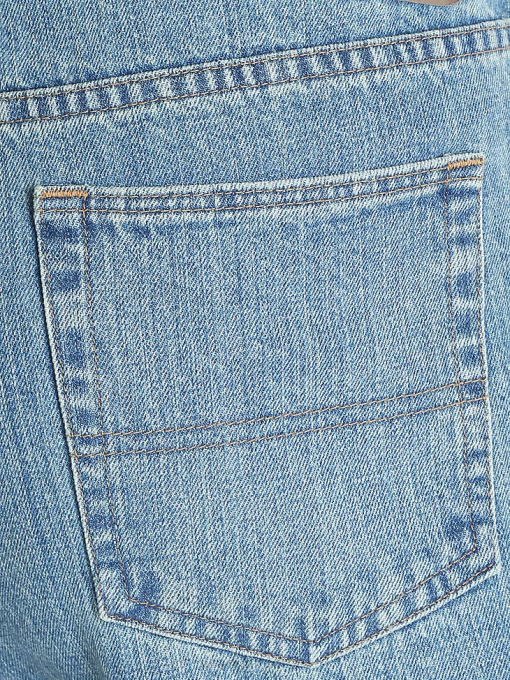 klær nei Wrangler menn autentisk normal passform komfort midje jeans krittblå (10zm1csch) 8V40206