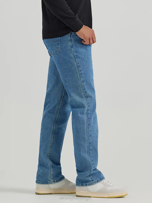 klær nei Wrangler menn autentisk regular fit flex jean lett stein (10zm100sx) 8V40132