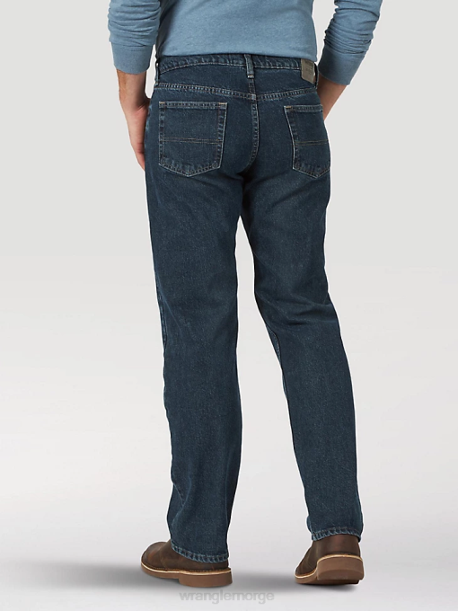 klær nei Wrangler menn autentiske bomullsjeans med avslappet passform storm (10zm200sm) 8V40116