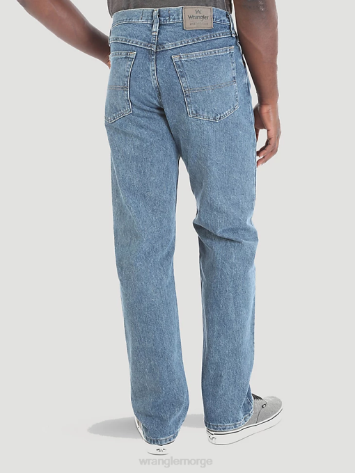 klær nei Wrangler menn autentiske bomullsjeans med avslappet passform vintage stein (10zm200vs) 8V40111