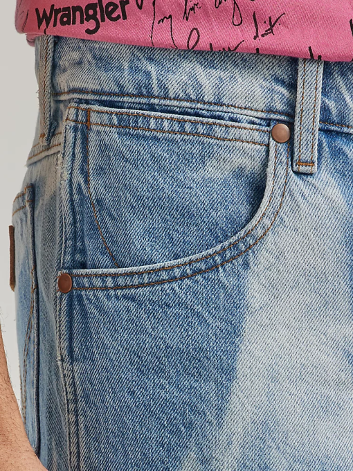 klær nei Wrangler menn denim shorts med løs passform beinhage (112332620) 8V40582