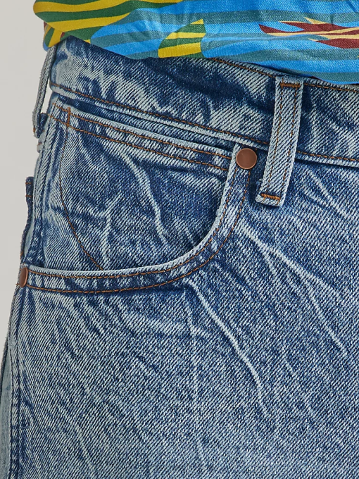 klær nei Wrangler menn denim shorts med løs passform bodark (112332619) 8V40581