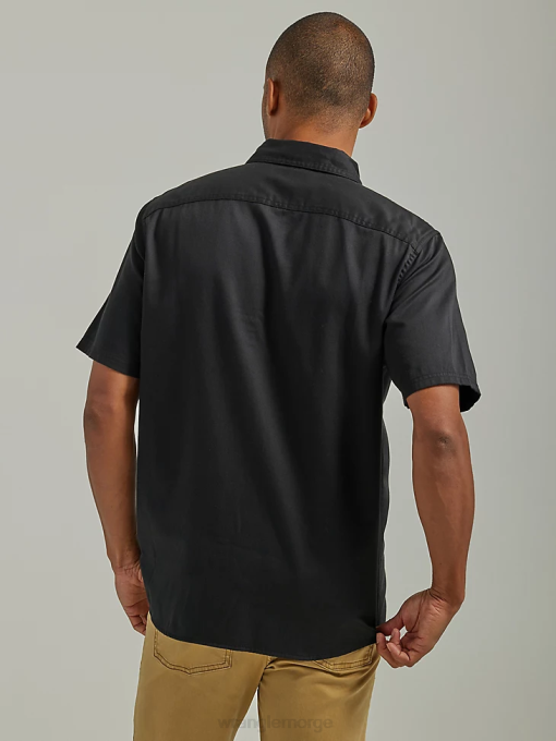 klær nei Wrangler menn episk myk twill-skjorte jet black (112330682) 8V40364