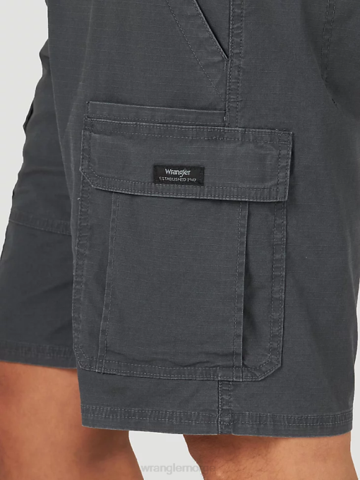 klær nei Wrangler menn femstjerners premium cargo short antrasitt (112314952) 8V40515