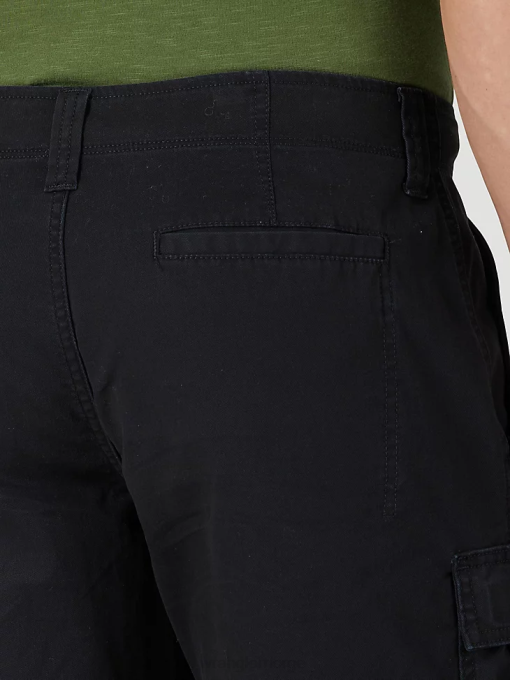 klær nei Wrangler menn femstjerners premium cargo short svart (112314939) 8V40512